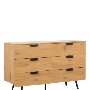 Ekspresowa dostawa Komoda z szufladami Radis 120 cm (CD01), dziki dąb