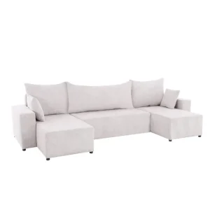 Narożnik rozkładany Sora U – duży narożnik z funkcją spania do salonu 310 cm Wyjątkowa oferta