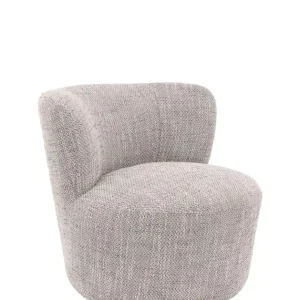 Fotel Amelie M14. szary, miękki, nowoczesny Premium