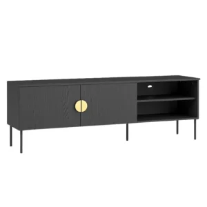 Szafka RTV MOND 08 Czarny 160 cm (ID 238567, MJ-U12007/U12007-08-B) Tylko do końca tygodnia