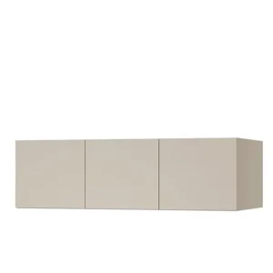 Oferta limitowana Półki wiszące 135 cm zamykane nad biurko nadstawka do szafy pawlacz (Lorin 17 kaszmir/alpaca)