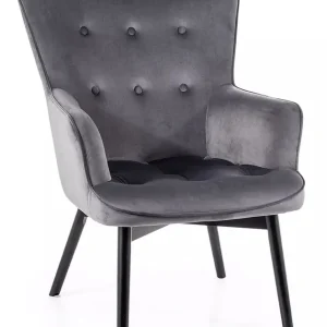 Fotel Carmen Velvet Szary Oferta