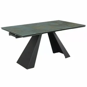 Wyjątkowa oferta Stół Salvadore Ceramic Ossido Verde 160(240)x90 cm