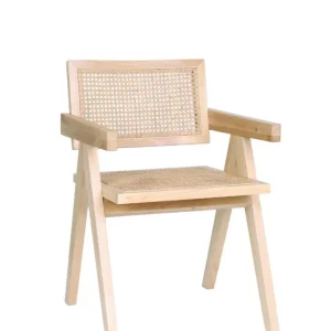 Krzesło drewniane Stella light z plecionką wiedeńską, rattan Nowość