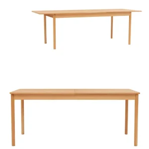 Łatwy zwrot Stół rozkładany Blair 180–230 cm (DT01), naturalny dąb