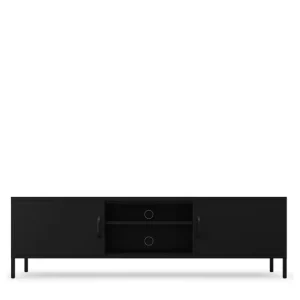 Zamów teraz Szafka metalowa pod telewizor 170 cm Rosaria XL Black (1781)