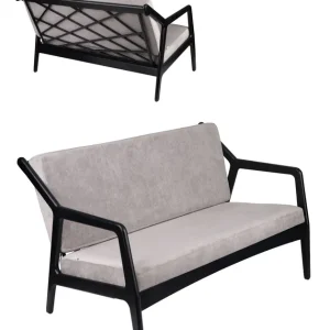 Szybka wysyłka Sofa Retro do salonu, mała, drewniana
