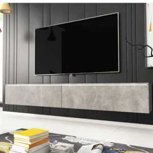 Szafka pod telewizor LED beton Lowboard D180 (LOWD180BS) Darmowy zwrot