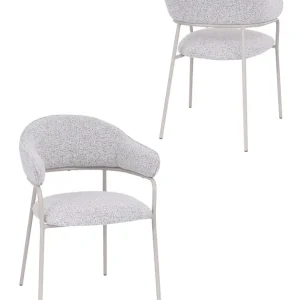 Oferta limitowana Krzesło do jadalni z Livia, szare/kaszmir