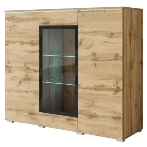 Do wyczerpania zapasów Komoda z witryną dąb wotan Vera HB120 (VRB120W)