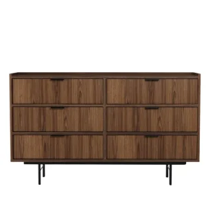 Komoda z szufladami Edison Brown Warmia Walnut 6s Oferta