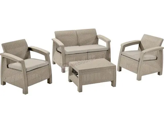 Zestaw ogrodowy Corfu Set Cappuccino Keter Curver Rabat