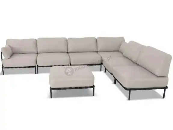 Obniżka ceny Modułowe meble tarasowe wypoczynkowe Salve 6 Midi Beige