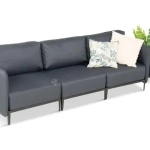 Sofa ogrodowa 3-osobowa 240 cm LIMIT grafit Tani
