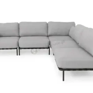 Taniej Eleganckie meble ogrodowe modułowe Salve Chrome - 5 elementów