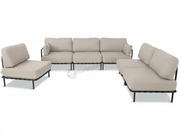 Nowoczesne meble wypoczynkowe na taras - narożnik Salve Beige 6 modułów Oferta