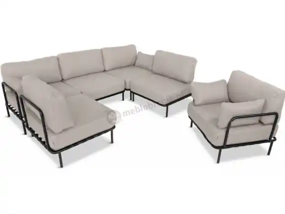 Cena promocyjna Meble modułowe na taras w stylu loft Salve Beige 5 Plus