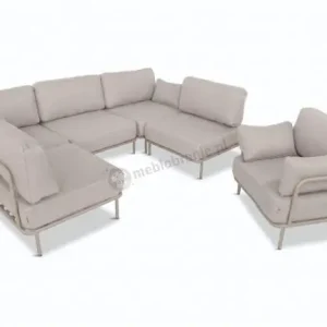 Meble modułowe na taras w stylu loft Salve Beige Cashmere 5 Plus Ostatnie sztuki