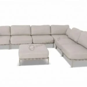Najlepsza cena Modułowe meble tarasowe wypoczynkowe Salve 6 Midi Beige Cashmere