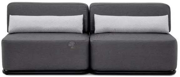 Grafitowa sofa modułowa ogrodowa premium Straw 2 - Slate 54 Oferta czasowa