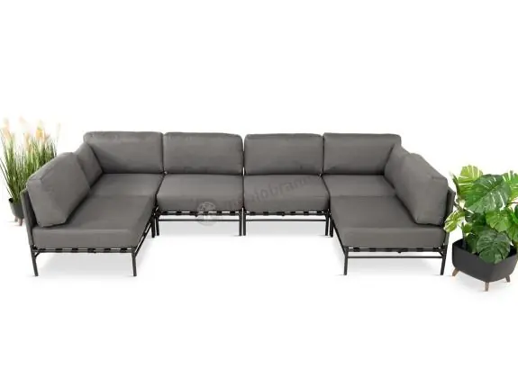 Bestseller Duży komplet mebli ogrodowych premium Dandy - 6 elementów