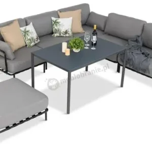 Zniżka Loftowe meble na taras ze stołem obiadowym Salve 5 Midi Dining
