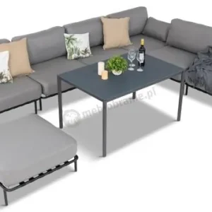 Eleganckie meble tarasowe ze stołem obiadowym Salve 6 Midi Dining Taniej