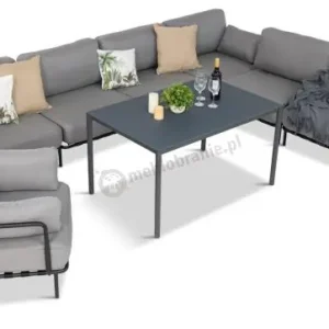 Nowoczesne meble tarasowe premium z wysokim stołem Salve 6 Plus Dining Ekspresowa dostawa