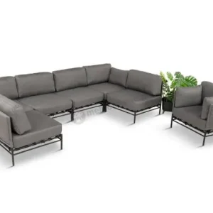 Duży komplet mebli tapicerowanych premium na taras - Dandy - 6 elementów + fotel Zamów teraz