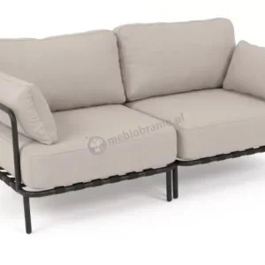 Beżowa dwuosobowa sofa ogrodowa modułowa Salve Beige - 2 elementy Szybka wysyłka