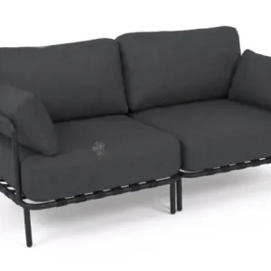 Popularny Elegancka sofa dwuosobowa modułowa Salve Slate na taras - 2 elementy