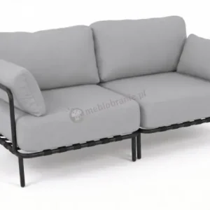 Taniej Nowoczesna sofa dwuosobowa modułowa Salve Chrome